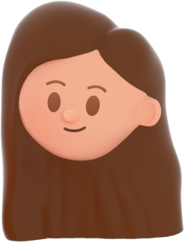 3D People Simple Young Girl Head